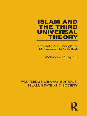 cover image of Islam and the Third Universal Theory